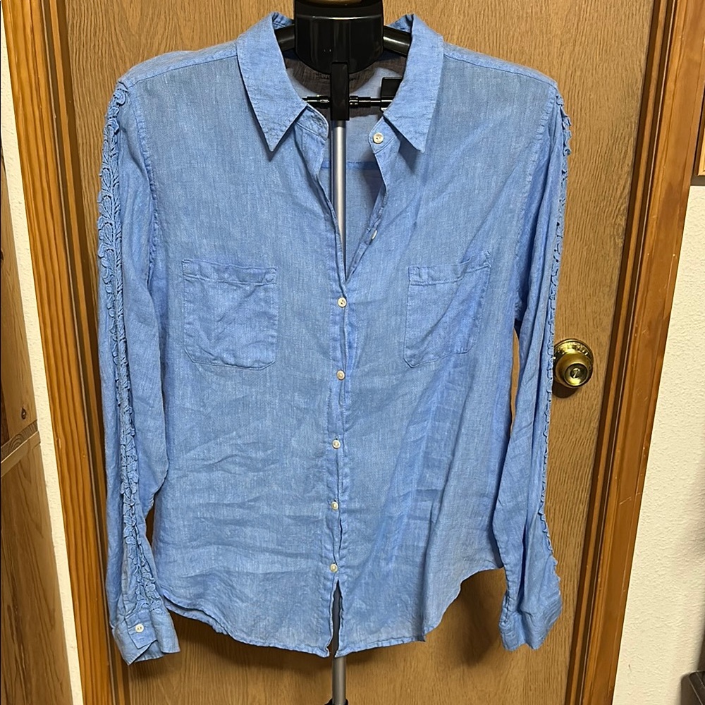 Lilly Pulitzer Blue Button Down Shirt